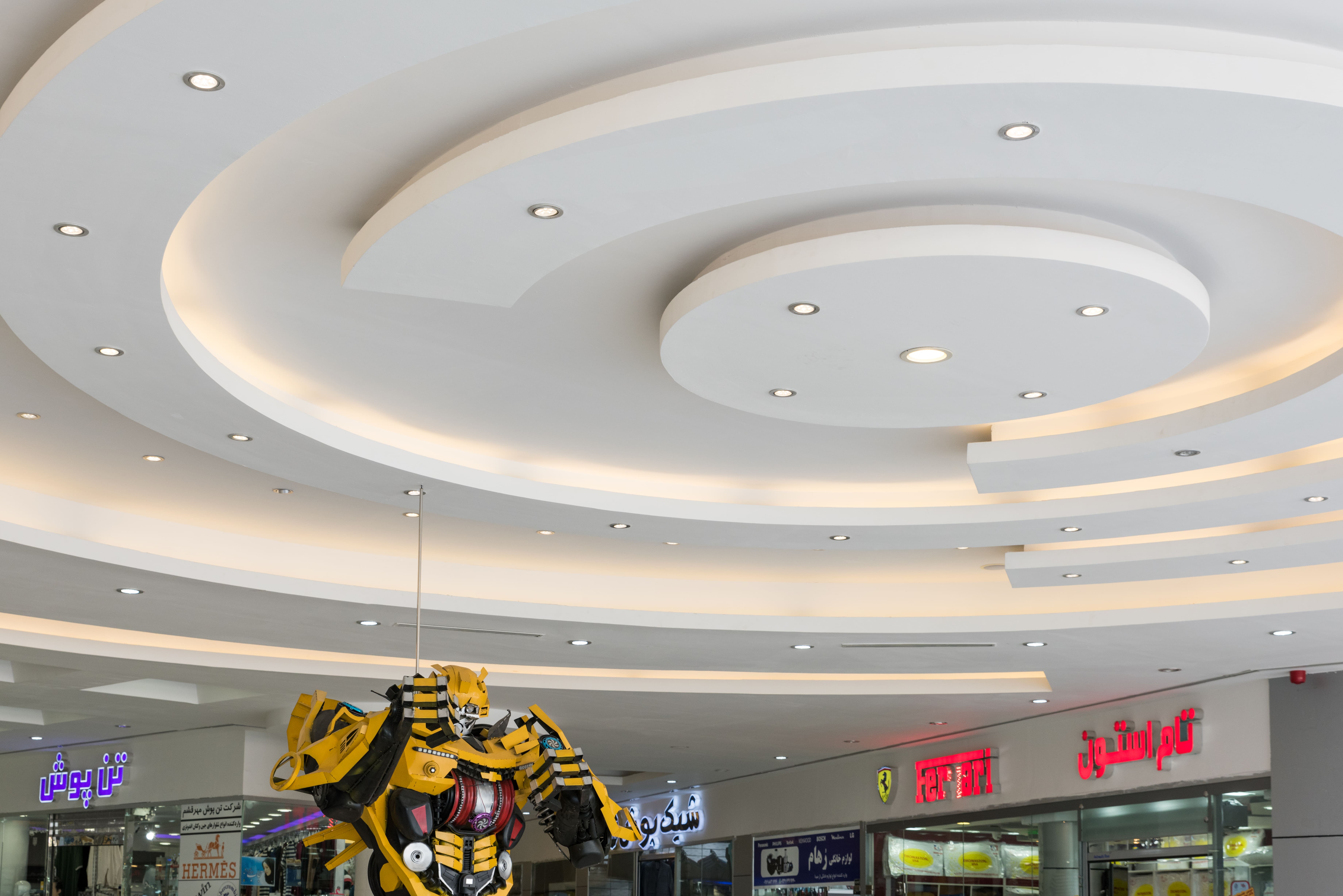 ایده های نورپردازی در سقف یا محصولات کی پلاس